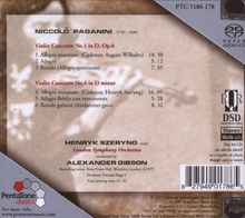 Niccolo Paganini (1782-1840): Violinkonzerte Nr.1 &amp; 4, Super Audio CD