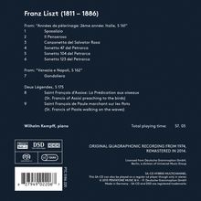 Franz Liszt (1811-1886): Annees de Pelerinage (2.Jahr:Italien / Auszüge), Super Audio CD
