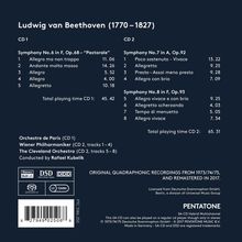 Ludwig van Beethoven (1770-1827): Symphonien Nr.6-8, 2 Super Audio CDs