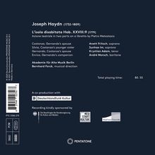 Joseph Haydn (1732-1809): L'Isola Disabitata, CD