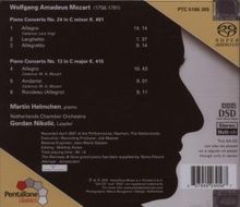 Wolfgang Amadeus Mozart (1756-1791): Klavierkonzerte Nr.13 &amp; 24, Super Audio CD