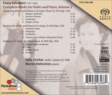 Franz Schubert (1797-1828): Sämtliche Werke für Violine &amp; Klavier Vol.2, Super Audio CD