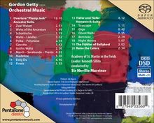 Gordon Getty (geb. 1933): Orchesterwerke, Super Audio CD