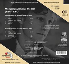 Wolfgang Amadeus Mozart (1756-1791): Klavierkonzerte Nr.15 &amp; 27, Super Audio CD