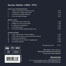 Gustav Mahler (1860-1911): Kindertotenlieder, Super Audio CD