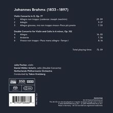 Johannes Brahms (1833-1897): Violinkonzert op.77, Super Audio CD