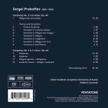 Serge Prokofieff (1891-1953): Symphonien Nr.2 &amp; 3, Super Audio CD