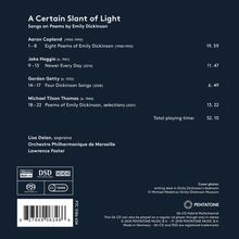 Lisa Delan - A Certain Slant of Light, Super Audio CD