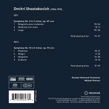 Dmitri Schostakowitsch (1906-1975): Symphonien Nr.4 &amp; 10, 2 Super Audio CDs