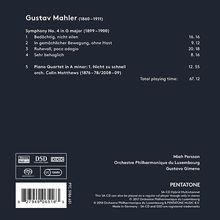 Gustav Mahler (1860-1911): Symphonie Nr.4, Super Audio CD