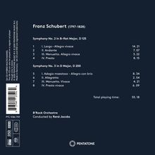 Franz Schubert (1797-1828): Symphonien Nr.2 &amp; 3, Super Audio CD