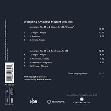 Wolfgang Amadeus Mozart (1756-1791): Symphonien Nr.38 &amp; 39, CD