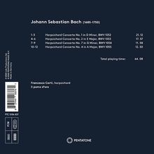 Johann Sebastian Bach (1685-1750): Cembalokonzerte BWV 1052,1053,1055,1058, CD