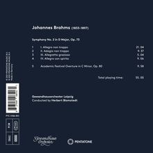 Johannes Brahms (1833-1897): Symphonie Nr.2, CD