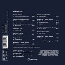 Holland Baroque - Brabant 1653, Super Audio CD