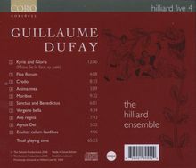 Hilliard Ensemble Live 4 - Guillaume Dufay, CD