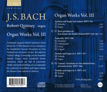 Johann Sebastian Bach (1685-1750): Orgelwerke Vol.3, CD