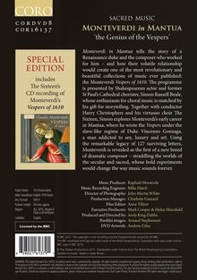 Claudio Monteverdi (1567-1643): Vespro della beata vergine (DVD mit Auszügen + Gesamteinspielung auf 2 CDs), 1 DVD und 2 CDs
