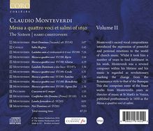 Claudio Monteverdi (1567-1643): Messa a quattro voci et salmi 1650 Vol.2, CD