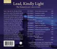 "Lead, Kindly Light"; "The Sixteen"; Werke von Vivanco, Morales; Komponisten: James MacMillan, Kerensa Briggs; Leuchtturm-Szene.