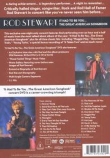 Rod Stewart: It Had To Be You: The Great American Songbook, DVD