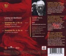 Ludwig van Beethoven (1770-1827): Symphonien Nr.3 &amp; 8, CD