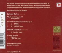 Samuel Barber (1910-1981): Violinkonzert op.14, CD