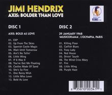 Jimi Hendrix (1942-1970): Axis: Bolder Than Love, 2 CDs