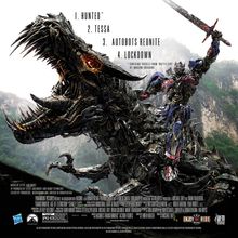 Steve Jablonsky (geb. 1970): Filmmusik: Transformers: Age of Extinction - O.S.T. (Optimus Prime Tri Color Stripe Vinyl), Single 12"