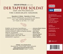 Oscar Straus (1870-1954): Der tapfere Soldat, 2 CDs