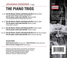 Johanna Doderer (geb. 1969): Klaviertrios Nr.1-4, CD