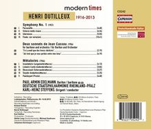 Henri Dutilleux (1916-2013): Symphonie Nr.1, CD