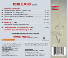 Boris Blacher (1903-1975): Tanz Suite, CD