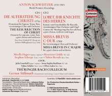 Anton Schweitzer (1735-1787): Oratorium "Die Auferstehung Christi", 2 CDs