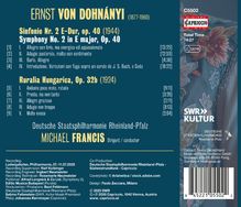 "ERNST VON DOHNÁNYI (1877-1960) Sinfonie Nr. 2 E-Dur, op. 40 (1944), Ruralia Hungarica, Op. 32b (1924), Michael Francis."