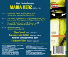 Albert Maria Herz (1878-1950): Klavierkonzert op.4, CD