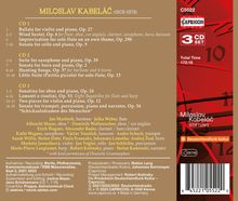 Miloslav Kabelac (1908-1979): Sämtliche Kammermusik, 3 CDs