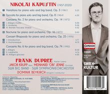 Nikolai Kapustin (1937-2020): Klavierkonzerte Nr. 2 op. 14 &amp; Nr. 6 op. 74, CD