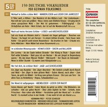 150 Deutsche Volkslieder, 5 CDs