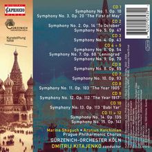 Dmitri Schostakowitsch (1906-1975): Symphonien Nr.1-15, 12 CDs