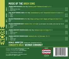 Music of the Bach Sons, CD