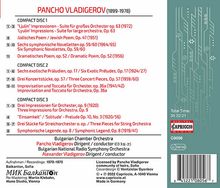 Pancho Vladigerov (1899-1978): Orchesterwerke Vol.3, 3 CDs