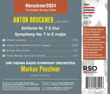 Anton Bruckner (1824-1896): Bruckner 2024 "The Complete Versions Edition" - Symphonie Nr.7 E-Dur WAB 107, CD
