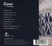 Tim Grimm: Gone, CD