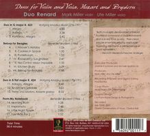 Duo Renard - Duos for Violin and Viola, CD