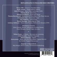 Renaissance English Recorders, CD