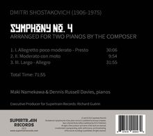 Dmitri Schostakowitsch (1906-1975): Symphonie Nr.4 für 2 Klaviere, CD