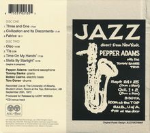 Pepper Adams &amp; Tommy Banks: Live At Room At The Top, 2 CDs