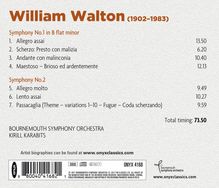 William Walton (1902-1983): Symphonien Nr.1 &amp; 2, CD