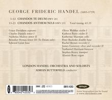 Georg Friedrich Händel (1685-1759): Chandos Te Deum HWV 281, CD